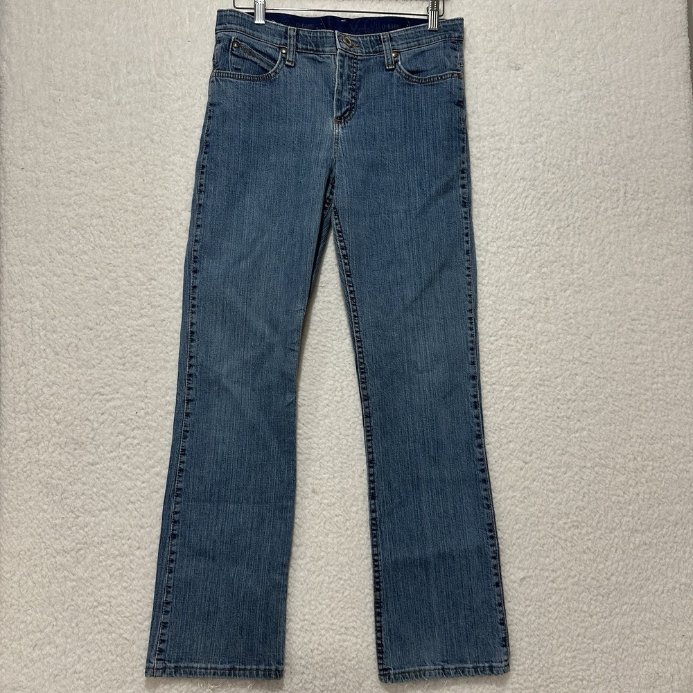 Wrangler Womens Jeans 9 Q Baby Straight‎ Leg Mid Rise Stretch WRQ20AP Size 7/8